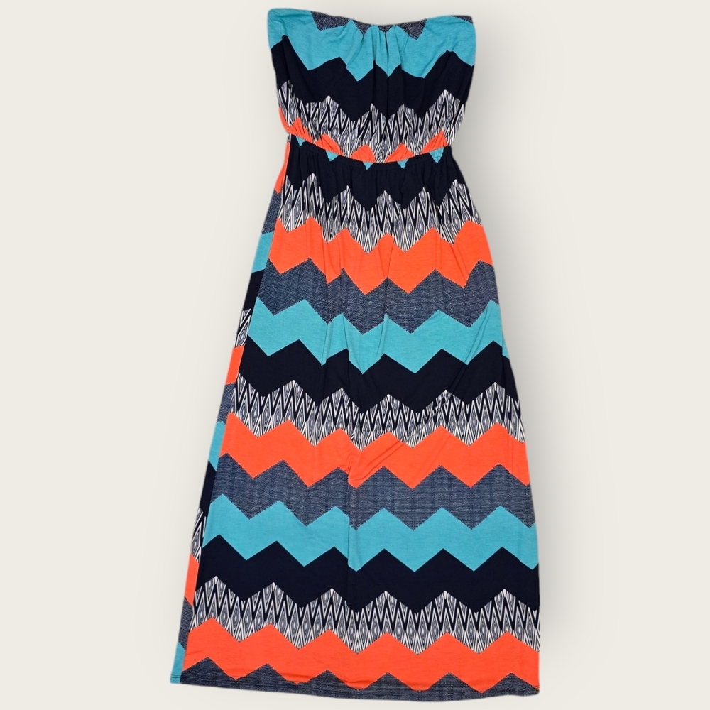 Strapless Maxi Dress - Size Small by Trixxi, Stretchy Comfortable